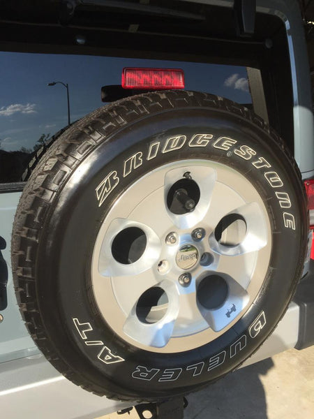 TTO Spare Tire Raxiom Backup Camera Mount Bracket Jeep JK (07-17) #TTO –  Team Tech Offroad