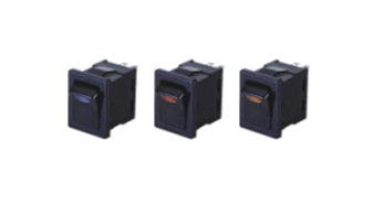 Micro Mini LED Rocker Switch <br>(Complete Switch) <br> BLUE, RED, AMBER, or GREEN