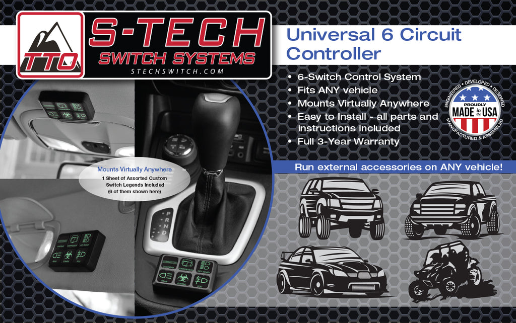 STECH-6 UNIVERSAL Universal POD Plug/Play Harness – Team Tech Offroad