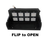 The  "POD FLIP" Housing <br> Switch Pros 9100 / 8100  Bezel series
