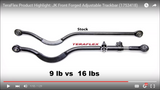 Teraflex Jeep JK Front Forged Adjustable Track Bar Kit  #1753418